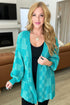 Pinky Swear Checkered Open Front Cardigan